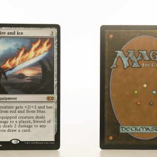 Sword of Fire and Ice 2XM Double Masters hologram mtg proxy magic the gathering tournament proxies GP FNM available
