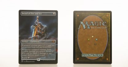 Sword of Fire and Ice extended art 2XM Double Masters hologram mtg proxy magic the gathering tournament proxies GP FNM available