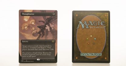 Thoughtseize  Extended Art 2XM Double Masters hologram mtg proxy magic the gathering tournament proxies GP FNM available
