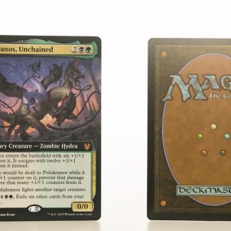 Polukranos, Unchained extended art THB Theros beyond death hologram mtg proxy magic the gathering tournament proxies GP FNM available