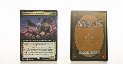 Polukranos, Unchained extended art THB Theros beyond death hologram mtg proxy magic the gathering tournament proxies GP FNM available