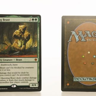 Questing Beast ELD Throne of Eldraine hologram mtg proxy magic the gathering tournament proxies GP FNM available