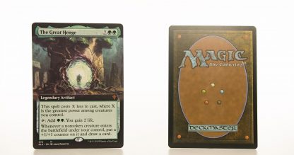 The Great Henge (extended art) ELD Throne of Eldraine hologram mtg proxy magic the gathering tournament proxies GP FNM available