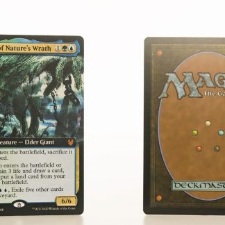 Uro, Titan of Nature's Wrath extended art THB Theros beyond death hologram mtg proxy magic the gathering tournament proxies GP FNM available