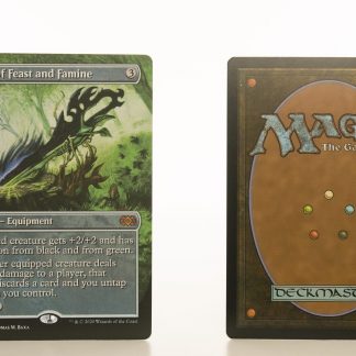 Sword of Feast and Famine extended art 2XM Double Masters hologram mtg proxy magic the gathering tournament proxies GP FNM available