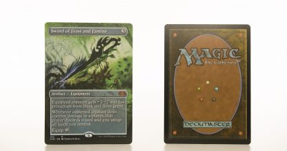 Sword of Feast and Famine extended art 2XM Double Masters hologram mtg proxy magic the gathering tournament proxies GP FNM available