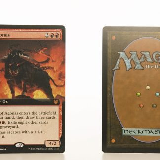 Ox of Agonas extended art THB Theros beyond death hologram mtg proxy magic the gathering tournament proxies GP FNM available