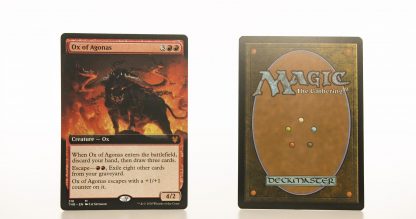 Ox of Agonas extended art THB Theros beyond death hologram mtg proxy magic the gathering tournament proxies GP FNM available