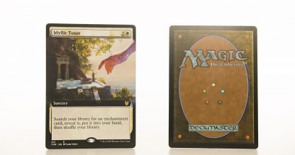 Idyllic Tutor extended art THB Theros beyond death hologram mtg proxy magic the gathering tournament proxies GP FNM available