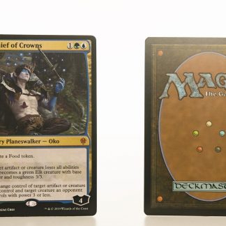 Oko, Thief of Crowns ELD Throne of Eldraine hologram mtg proxy magic the gathering tournament proxies GP FNM available