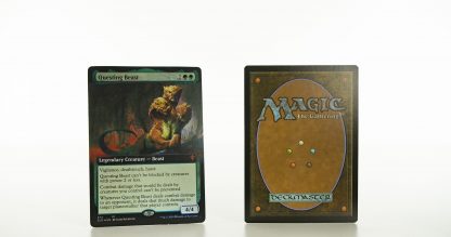 Questing Beast (extended art) ELD Throne of Eldraine foil mtg proxy magic the gathering tournament proxies GP FNM available