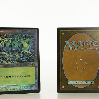 Forest Urza's Saga arena land foil mtg proxy magic the gathering tournament proxies GP FNM available