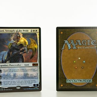 ajani strength of the pride M20 foil mtg proxy magic the gathering tournament proxies GP FNM available