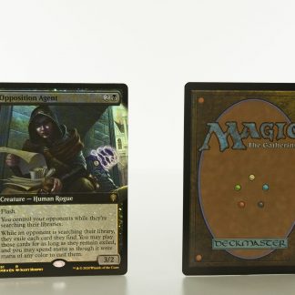 Opposition Agent extended art Commander Legends (CMR) foil mtg proxy magic the gathering tournament proxies GP FNM available