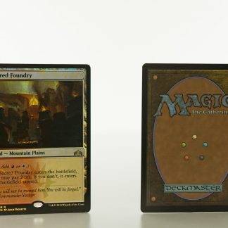 Sacred Foundry Guilds of Ravnica (GRN) foil mtg proxy magic the gathering tournament proxies GP FNM available