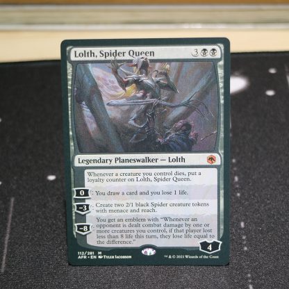 Lolth, Spider Queen Adventures in the Forgotten Realms (AFR) mtg proxy for GP FNM magic the gathering tournament proxies