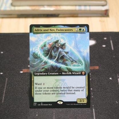 Adrix and Nev, Twincasters extended art C21 Commander 2021 mtg proxy for GP FNM magic the gathering tournament proxies