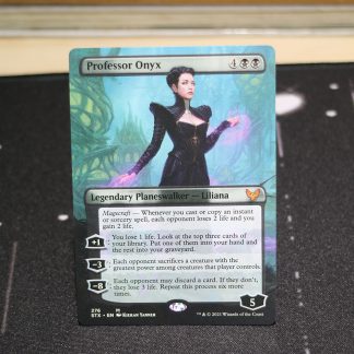 professor onyx extended art STX Strixhaven: School of Mages Commander 2021 mtg proxy for GP FNM magic the gathering tournament proxies