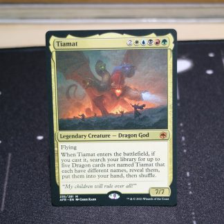 Tiamat Adventures in the Forgotten Realms (AFR) mtg proxy for GP FNM magic the gathering tournament proxies
