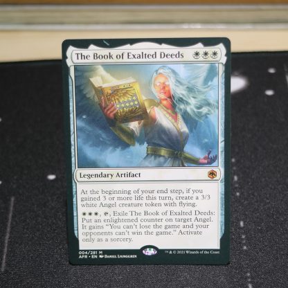 The Book of Exalted Deeds Adventures in the Forgotten Realms (AFR) mtg proxy for GP FNM magic the gathering tournament proxies