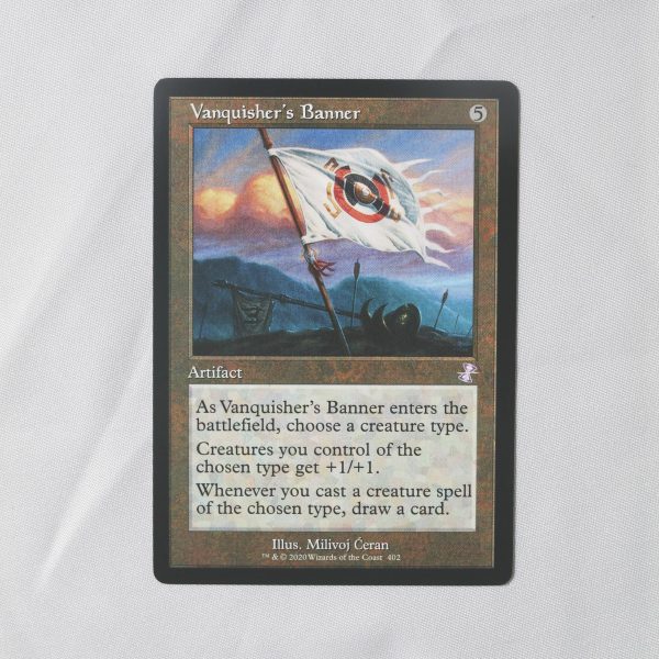 Vanquisher's Banner Time Spiral Remastered (TSR) mtg proxy for GP FNM magic the gathering tournament proxies