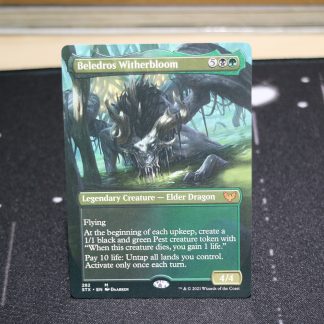 Beledros Witherbloom extended art STX Strixhaven: School of Mages mtg proxy for GP FNM magic the gathering tournament proxies