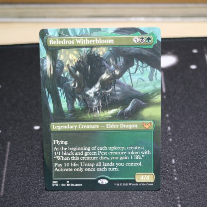 Beledros Witherbloom extended art STX Strixhaven: School of Mages mtg proxy for GP FNM magic the gathering tournament proxies