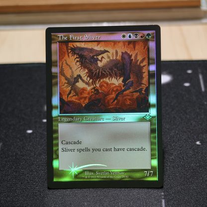 The First Sliver Modern Horizons 1 Timeshifts (H1R) foil German black core mtg magic the gathering proxy for FNM GP tournament