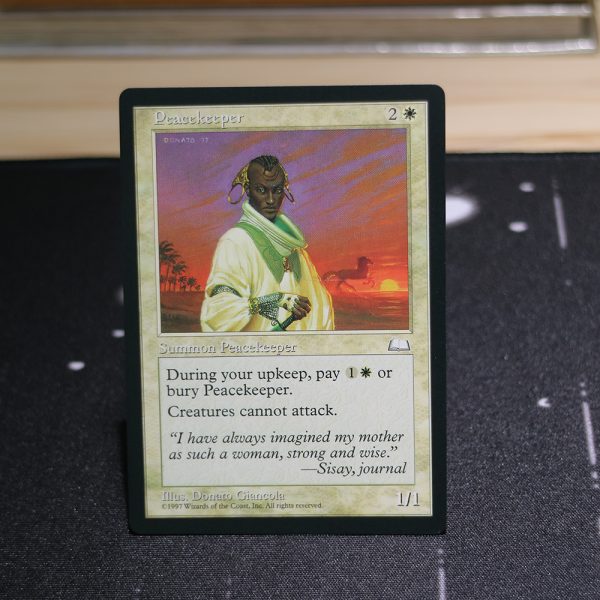 peacekeeper Weatherlight (WTH) mtg proxy for GP FNM magic the gathering tournament proxies