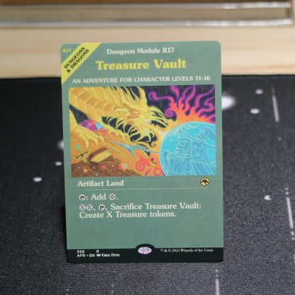 Treasure Vault Adventures in the Forgotten Realms (AFR) mtg proxy for GP FNM magic the gathering tournament proxies