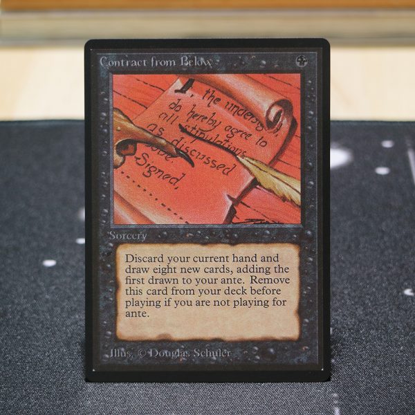 Contract from Below B Limited Edition Beta (LEB) mtg proxy for GP FNM magic the gathering tournament proxies