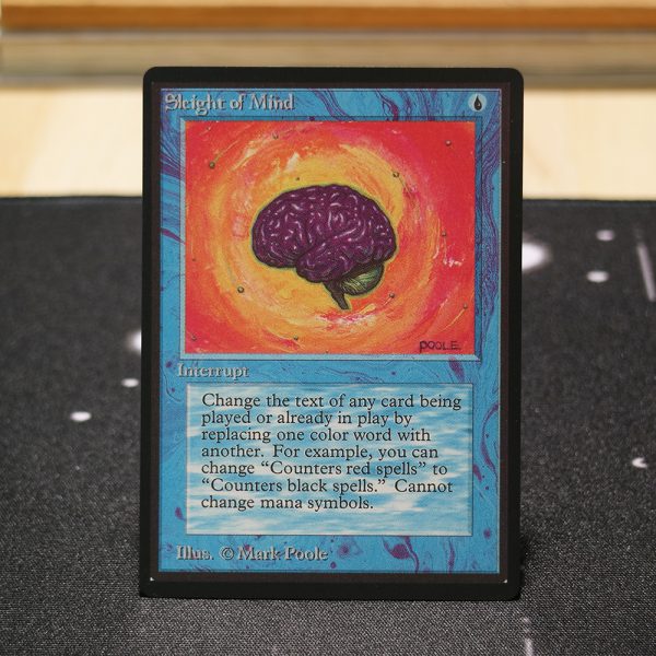 Sleight of Mind B Limited Edition Beta (LEB) mtg proxy for GP FNM magic the gathering tournament proxies