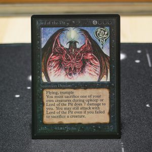 Lord of the Pit B Limited Edition Beta (LEB) mtg proxy for GP FNM magic the gathering tournament proxies