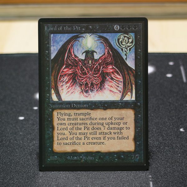 Lord of the Pit B Limited Edition Beta (LEB) mtg proxy for GP FNM magic the gathering tournament proxies
