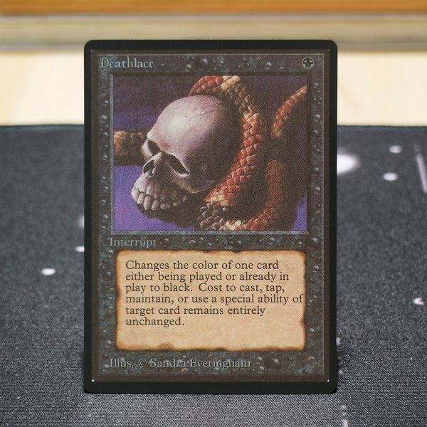 Deathlace B Limited Edition Beta (LEB) mtg proxy for GP FNM magic the gathering tournament proxies