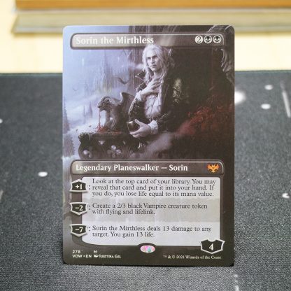Sorin the Mirthless No. 278 Innistrad: Crimson Vow (VOW) hologram mtg proxy for GP FNM magic the gathering tournament proxies