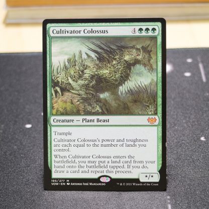 Cultivator Colossus basic art Innistrad: Crimson Vow (VOW) hologram mtg proxy for GP FNM magic the gathering tournament proxies