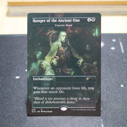 Exquisite Blood - Hunger of the Ancient One Secret Liar Drop (SLD) hologram mtg proxy for GP FNM magic the gathering tournament proxies