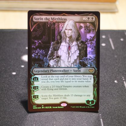 Sorin the Mirthless No. 297 Innistrad: Crimson Vow (VOW) foil mtg proxy for GP FNM magic the gathering tournament proxies