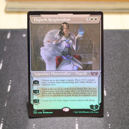 Elspeth Resplendent Streets of New Capenna (SNC) foil mtg proxy for GP FNM magic the gathering tournament proxies