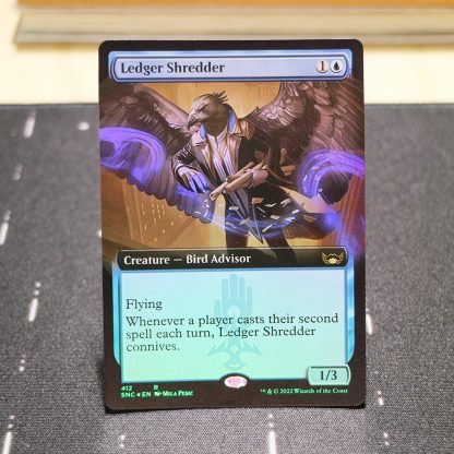 Ledger Shredder #412 Streets of New Capenna (SNC) foil mtg proxy for GP FNM magic the gathering tournament proxies