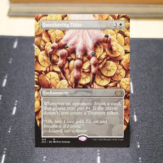 smothering tithe #342 Double Masters 2022 (2X2) hologram mtg proxy for GP FNM magic the gathering tournament proxies