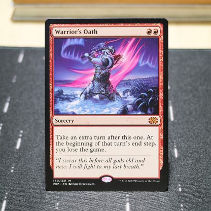Warrior's Oath #130 Double Masters 2022 (2X2) hologram mtg proxy for GP FNM magic the gathering tournament proxies