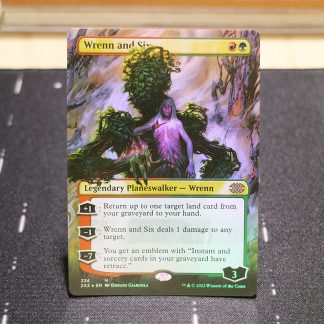 Wrenn and Six #334 English Double Masters 2022 (2X2) foil mtg proxy for GP FNM magic the gathering tournament proxies