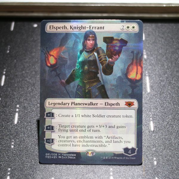 Elspeth, Knight-Errant MED Mythic Edition foil mtg proxy for GP FNM magic the gathering tournament proxies