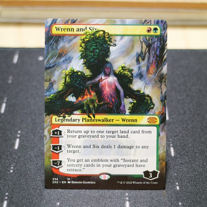 Wrenn and Six #334 English Double Masters 2022 (2X2) hologram mtg proxy for GP FNM magic the gathering tournament proxies