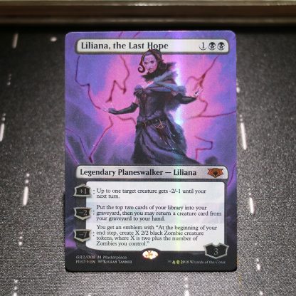 Liliana, the Last Hope MED Mythic Edition foil mtg proxy for GP FNM magic the gathering tournament proxies