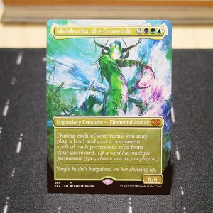Muldrotha, the Gravetide #384 Double Masters 2022 (2X2) hologram mtg proxy for GP FNM magic the gathering tournament proxies