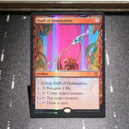 Staff of Domination  Kaladesh Inventions (MPS) foil mtg proxy for GP FNM magic the gathering tournament proxies