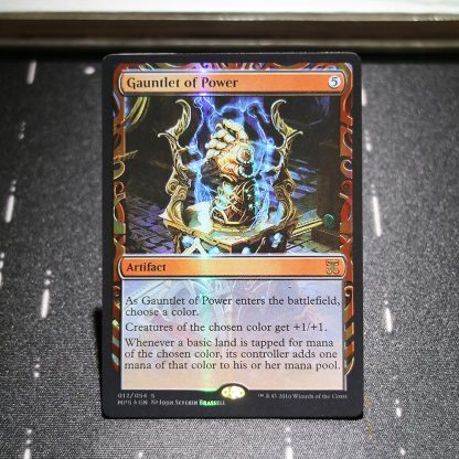 Gauntlet of Power Kaladesh Inventions (MPS) foil mtg proxy for GP FNM magic the gathering tournament proxies